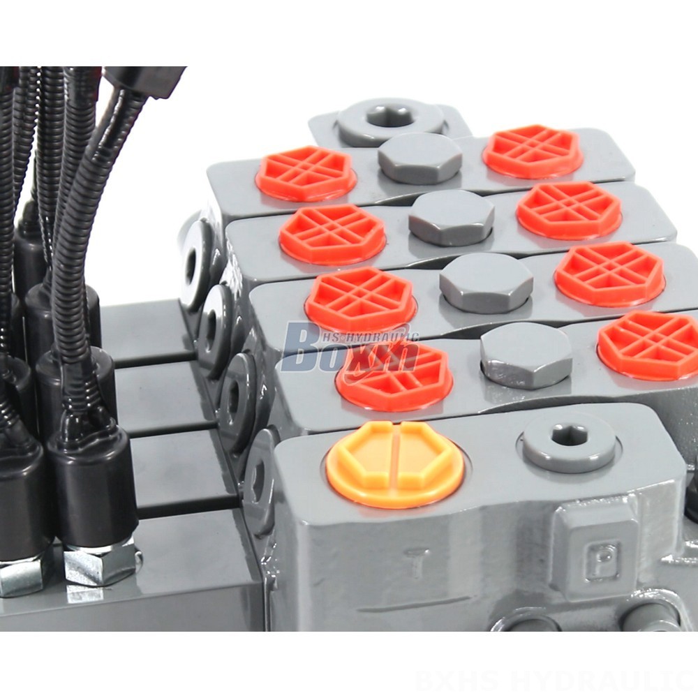 HSDLS180 Electric Unloading Valve: 4-Spool Sectional Directional Valve detail image